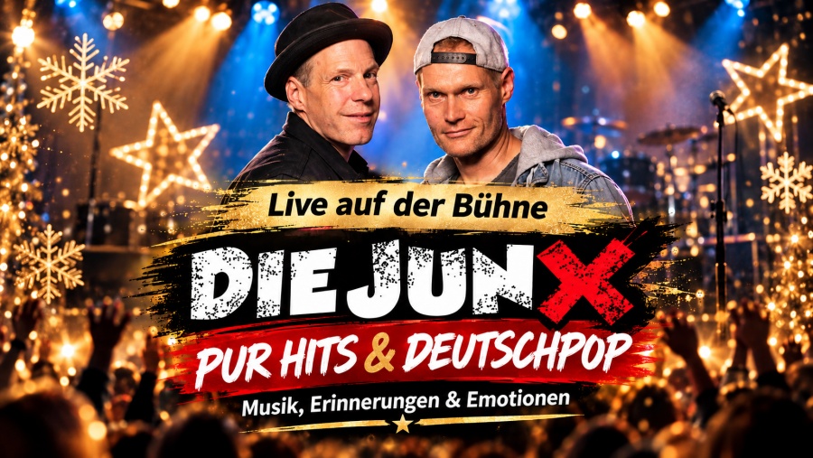die Jungx singen Lieder von Pur beim Weinachtsfeier Zauber Hamburrg